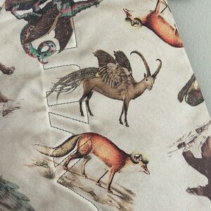 Rare KAVU Sling Bag Mythical Creatures Print Well Loved and Used